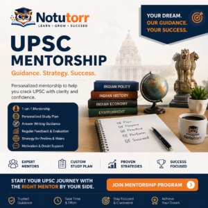 Notutorr UPSC Mentorship